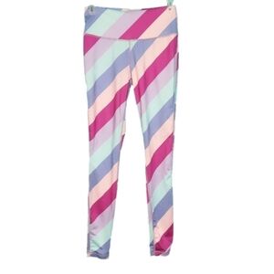 Cabana by Crown & Ivy Striped Cropped Leggings Women's Size XS
